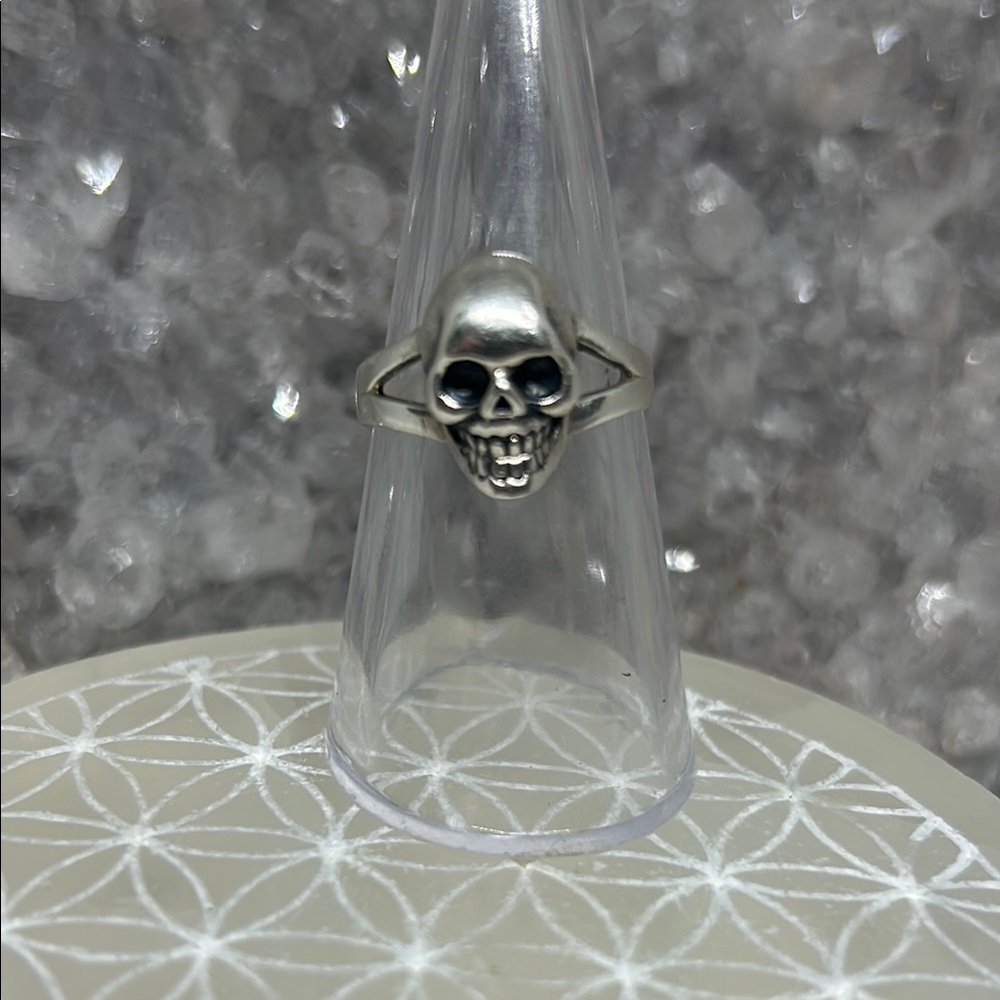 Silver Skull Ring